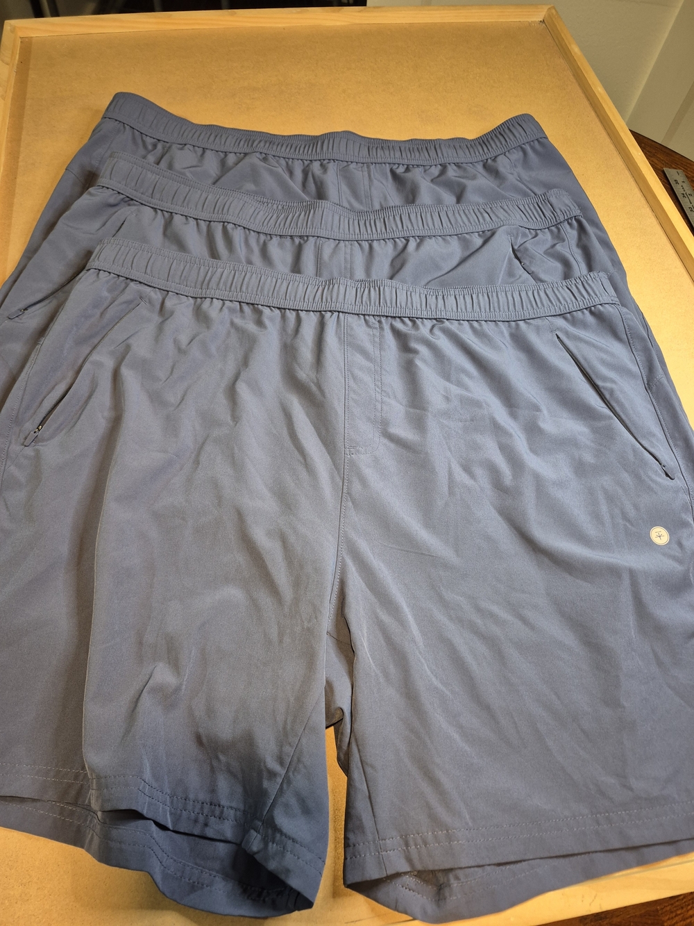 Soybu Men's Athletic Shorts in Slate Blue - Set Of 3 4548